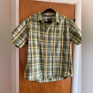 Men’s Prana short sleeve button down shirt